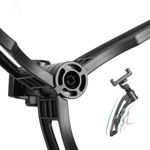 APEXEL Portable Handheld Lazy Live Broadcast Desktop Folding Universal Bluetooth Tripod Phone Holder - laboratorydeal