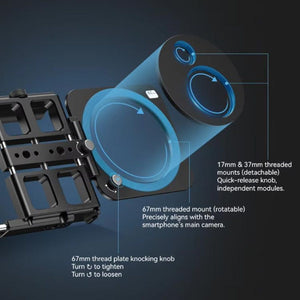 APEXEL VideoRig 2 Pro Smart Bluetooth Handle Mobile Photography Rabbit Cage Set, APL - VG05CH - laboratorydeal