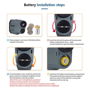 ARBULL LS-1000 Golf Rangefinder Outdoor Altimeter Goniometer Telescope, LS-1000