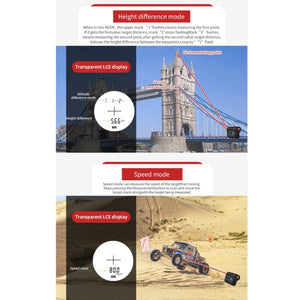 ARTBULL 1000m Golf Laser Rangefinder Telescope Altimeter Speedometer, ARTBULL 1000m