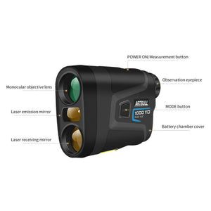 ARTBULL 1000m Golf Laser Rangefinder Telescope Altimeter Speedometer, ARTBULL 1000m