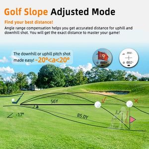 ARTBULL Golf Rechargeable Telescope Laser Rangefinder with Screen, 650m, 1200m