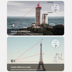 ARTBULL Golf Rechargeable Telescope Laser Rangefinder with Screen, 650m, 1200m