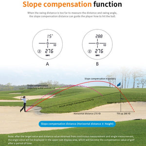 ARTBULL LS-650 Outdoor Golf Laser Rangefinder 650m Altimeter Telescope, LS-650