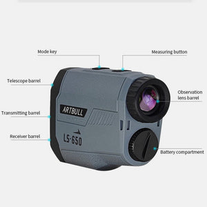 ARTBULL LS-650 Outdoor Golf Laser Rangefinder 650m Altimeter Telescope, LS-650