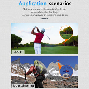 ARTBULL NK-1000 Camouflage Golf Rangefinder Rechargeable Telescope, Random Color Delivery, NK-1000