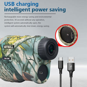 ARTBULL NK-1000 Camouflage Golf Rangefinder Rechargeable Telescope, Random Color Delivery, NK-1000