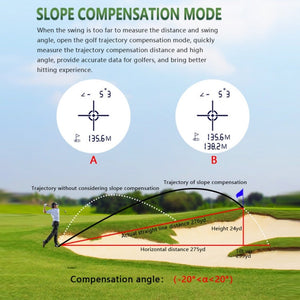 ARTBULL NK-1000 Camouflage Golf Rangefinder Rechargeable Telescope, Random Color Delivery, NK-1000