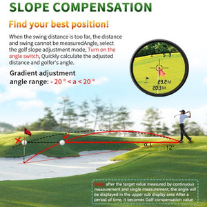 ARTBULL Rechargeable Golf Laser Rangefinder With Magnetic