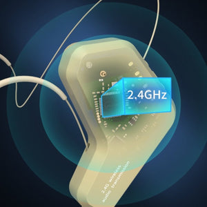 ASiNG WM03 2.4G Wireless Microphone Headset Microphone Bluetooth Speaker Kit, WM03 Black, WM03 White - laboratorydeal