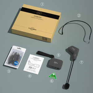ASiNG WM05 Anti - sweat Head - mounted Wireless Speaker Microphone, WM05 - laboratorydeal