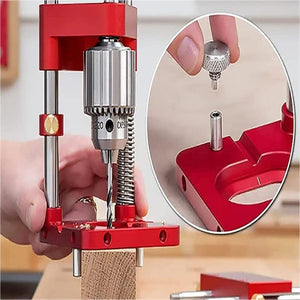Accurate Positioning Belt Drilling Wood Drill Woodworking Locator Accessories Tool,Style:, Plastic (Red), Plastic (Black) - laboratorydeal