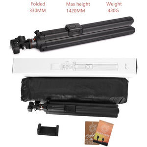 Aluminum Alloy Floor Phone Stand Live Bluetooth Phone Selfie Stick, QingZhuangShiDai ZP100, QingZhuangShiDai ZP100B - laboratorydeal