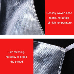 Aluminum Foil Heat Insulation Apron Flame Retardant Chemical Metallurgy Heat Insulation Clothes - laboratorydeal
