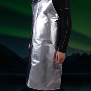 Aluminum Foil Heat Insulation Apron Flame Retardant Chemical Metallurgy Heat Insulation Clothes - laboratorydeal