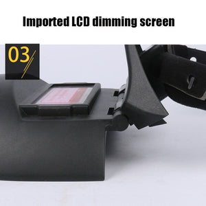 Automatic Darkening Welding Mask Solar Argon Arc Welding Protective Helmet, Helmet - laboratorydeal