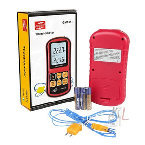 BENETECH GM1312 2.4 inch LCD Screen Thermocouple Thermometer Measure J,K,T,E,N and R Type, Measure Range: -50~300C