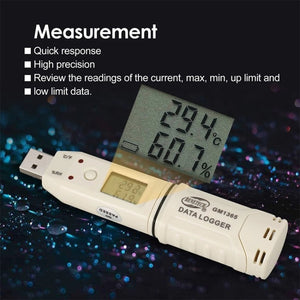 BENETECH GM1365 Digital Humidity & Temperature Data Logger, GM1365