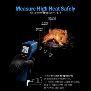 BENETECH GM321 Digital Non-Contact Infrared Thermometer, Battery Not Included, GM321