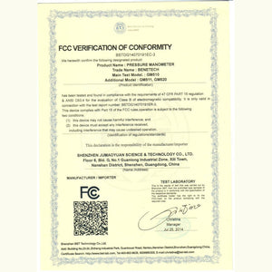 BENETECH GM510 LCD Display Pressure Manometer