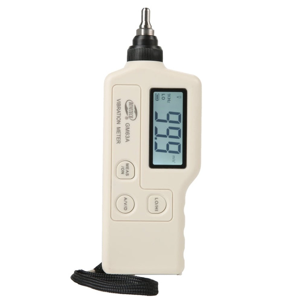 BENETECH GM63A Vibration Meter Digital Tester Vibrometer Analyzer Acceleration Velocity, BENETECH GM63A
