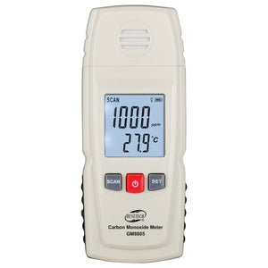 BENETECH GM8805 LCD Display Handheld Carbon Monoxide CO Monitor Detector Meter Tester, Measure Range: 0-1000ppm laboratorydeal