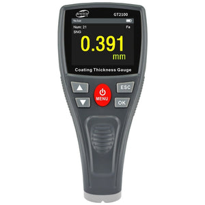 BENETECH GT2100 Digital Anemometer Coating Thickness Gauge Color Screen Car Paint Thickness Tester Meter, GT2100