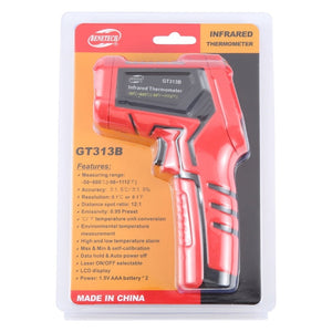BENETECH GT313B LCD Display Infrared Thermometer, Battery Not Included, GT313B