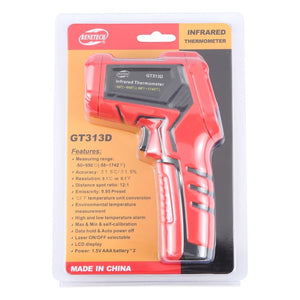 BENETECH GT313D LCD Display Infrared Thermometer, Battery Not Included, GT313D