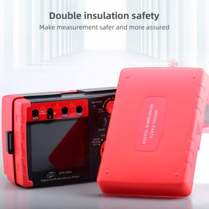 BENETECH GT5105A Professional LCD Digital Resistance Tester Meter Megger Earth Ground Resistance Voltage Tester, GT5105A Earth Ground Resistance Voltage Tester