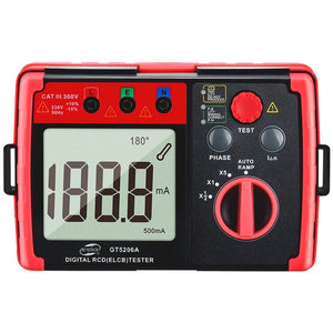 BENETECH GT5206A Professional LCD Digital Leakage Protector Switch Tester, GT5206A Leakage Protector Switch Tester