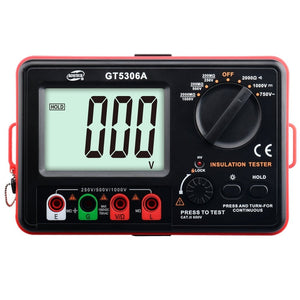 BENETECH GT5306A Insulation Resistance Tester, Battery Not Included
