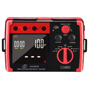 BENETECH GT5307B Professional LCD Digital Insulation Resistance Tester, GT5307B Insulation Resistance Tester