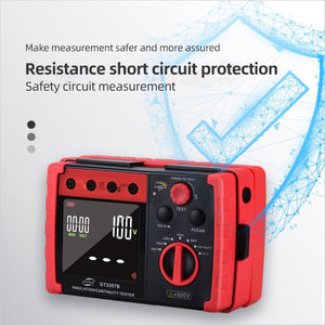 BENETECH GT5307B Professional LCD Digital Insulation Resistance Tester, GT5307B Insulation Resistance Tester