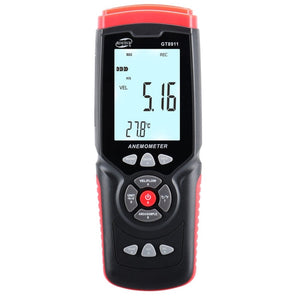 BENETECH GT8911 Handheld Digital LCD Hot Wire Anemometer, GT8911 Hot Wire Anemometer