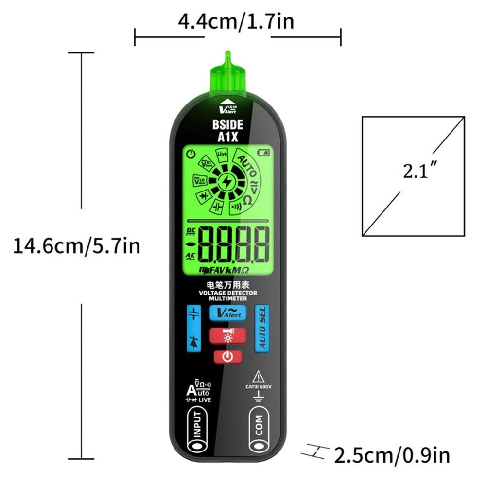 BSIDE A1X Charging Model Mini Digital Electric Pen Intelligent Automatic Merit Multimeter, BSIDE A1X Standard, BSIDE A1X With Tool Pack