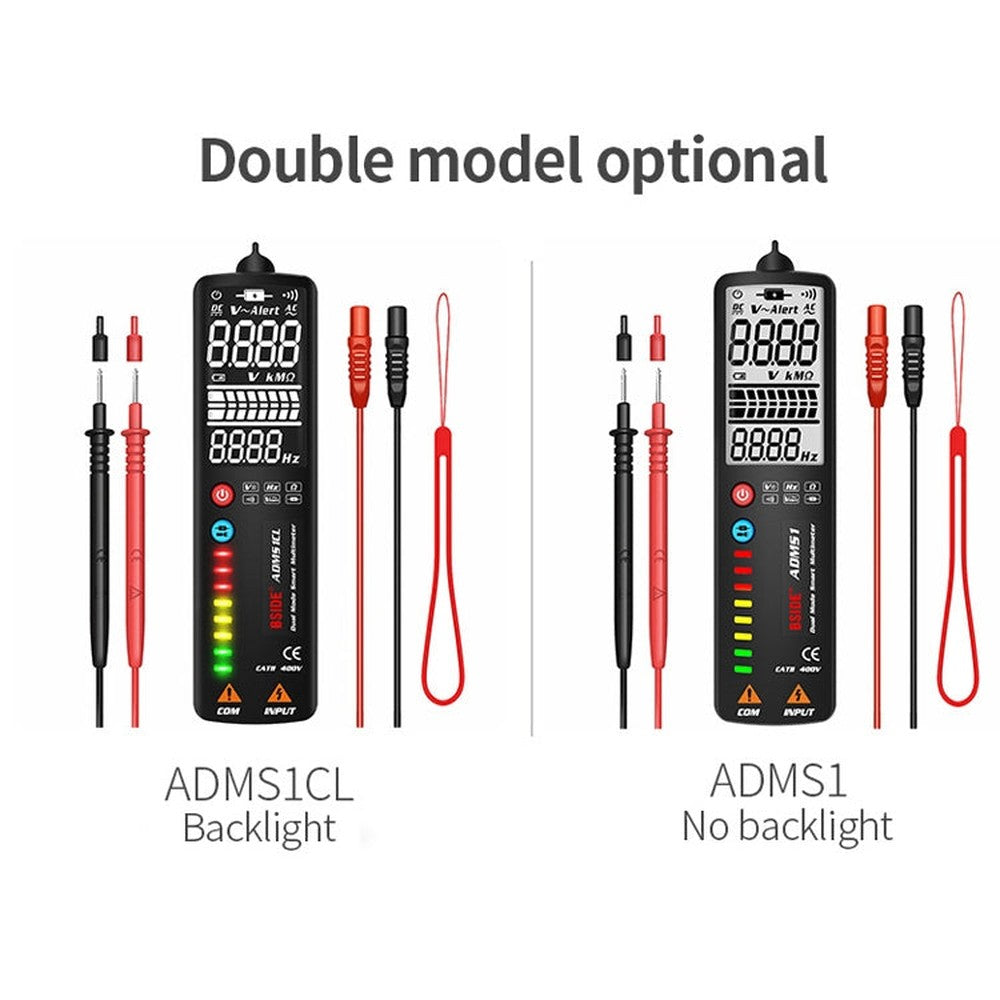 BSIDE Dual-Mode Smart Large-Screen Display Multimeter Electric Pen Portable Voltage Detector, ADMS1, ADMS1CL
