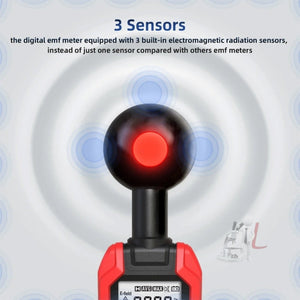 BSIDE K7 Handheld Electromagnetic Radiation Detector Electromagnetic Wave Tester, K7