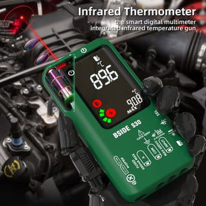 BSIDE S30 Smart Color Screen Infrared Temperature Measurement Multimeter, S30 (Green), S30 (Red), S30 (Black)