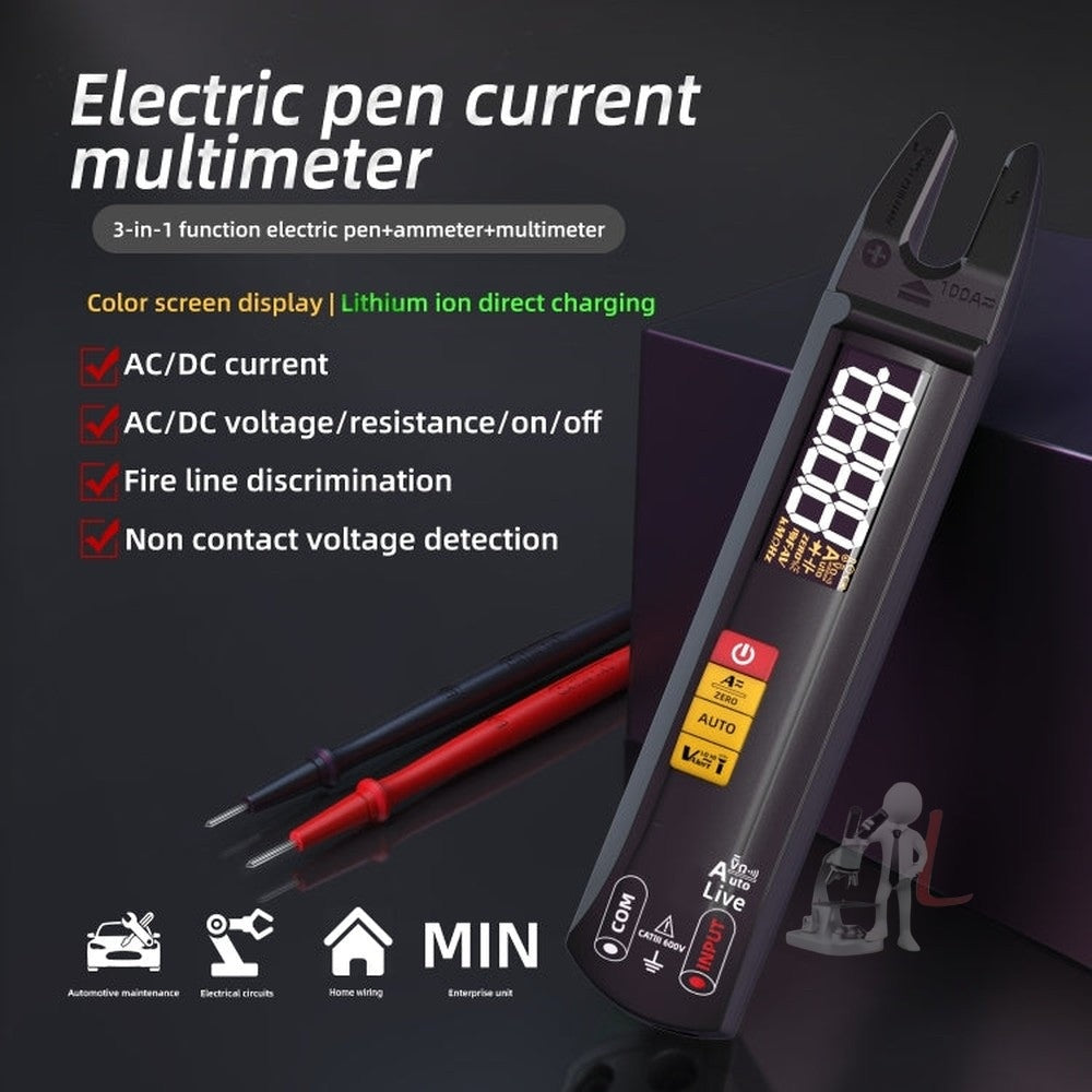 BSIDE U0 AC / DC Clamp Meter Electric Pen Current Digital Multimeter, U0