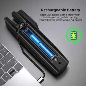 BSIDE U6X AC/DC Clamp-on Infrared Temperature Measurement Multimeter, U6X