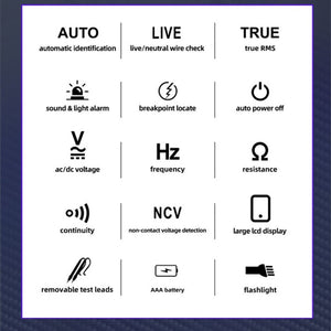 BSIDE X1 Smart Digital Multimeter Test Electric Pen Voltage Detector, X1