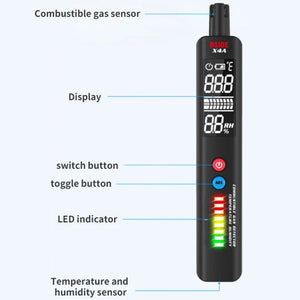 BSIDE X4A Portable Combustible Gas Detector Gas Leakage Alarm, X4A