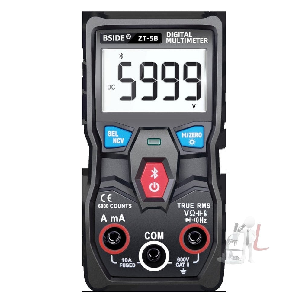 BSIDE ZT-5B Smart Bluetooth 6000 Words Automatic Range Digital Multimeter, ZT-5B