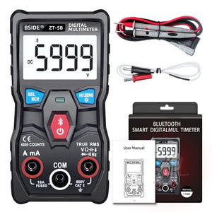 BSIDE ZT-5B Smart Bluetooth 6000 Words Automatic Range Digital Multimeter, ZT-5B
