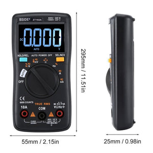 BSIDE ZT102A LCD Display 6000 Words AUTO Intelligent Gear Automatic Range Digital Multimeter, ZT102A
