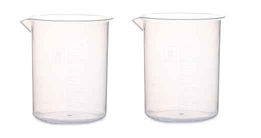 Polypropylene Laboratory Beaker Pack of 2, Graduated