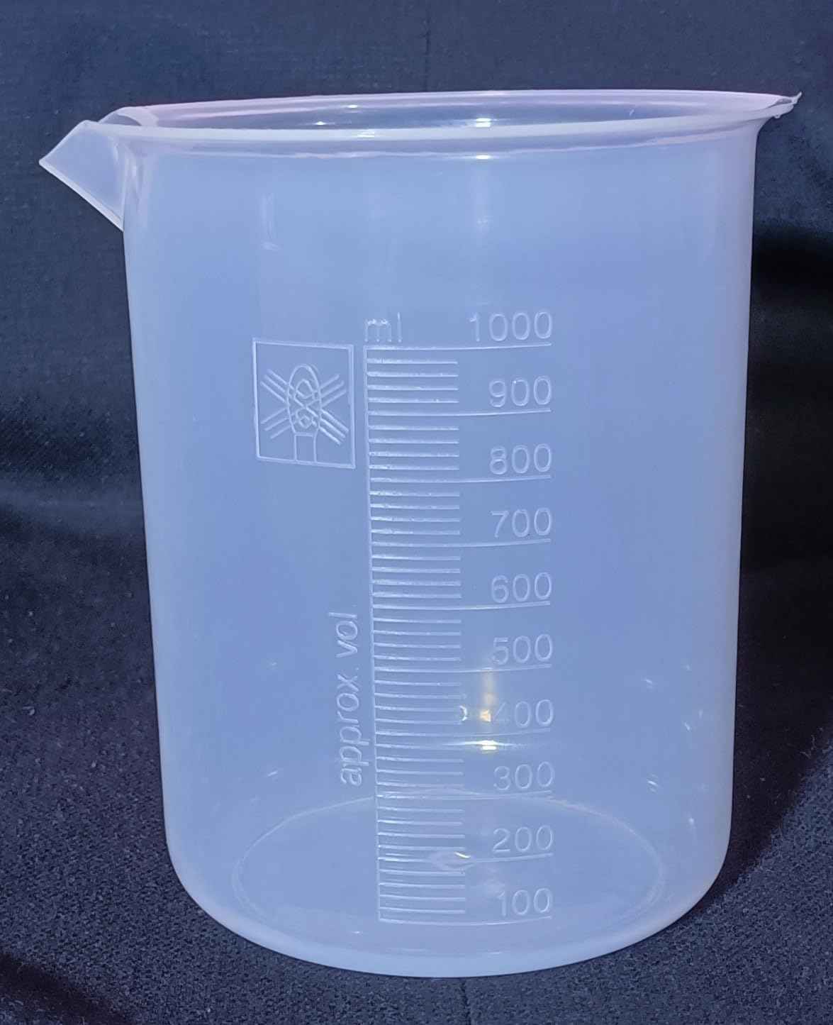 Beaker 1000 Ml Plastic Beaker For Laboratory Use