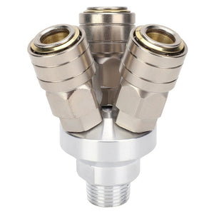 C-type Self-lock Pneumatic Components, Two Way, Triplet, Two Way G1/2, Triplet G1/2