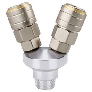 C-type Self-lock Pneumatic Components, Two Way, Triplet, Two Way G1/2, Triplet G1/2